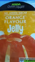 Orange flavour jelly