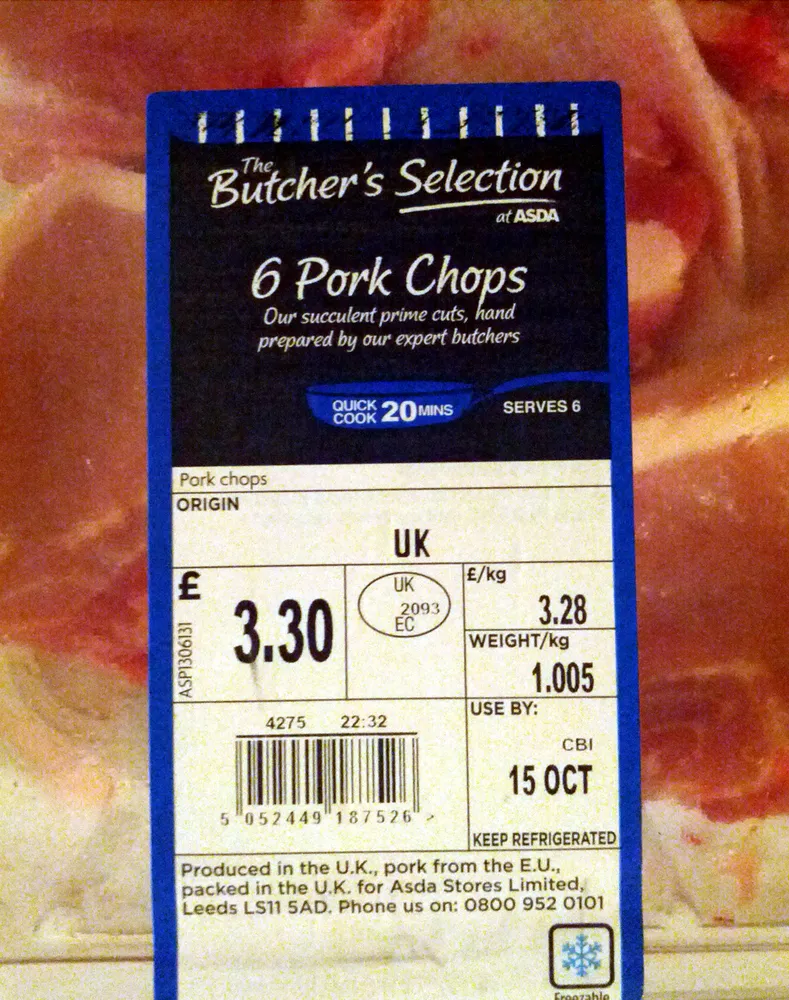 6 Pork Chops
