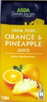 100% Pure Orange & Pineapple Juice