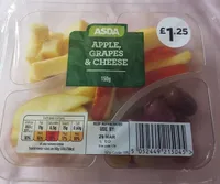 ASDA MILD & CRISP APPLE, GRAPES & CHEESE CREATED F