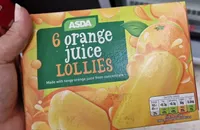 Asda Orange Juice Lollies