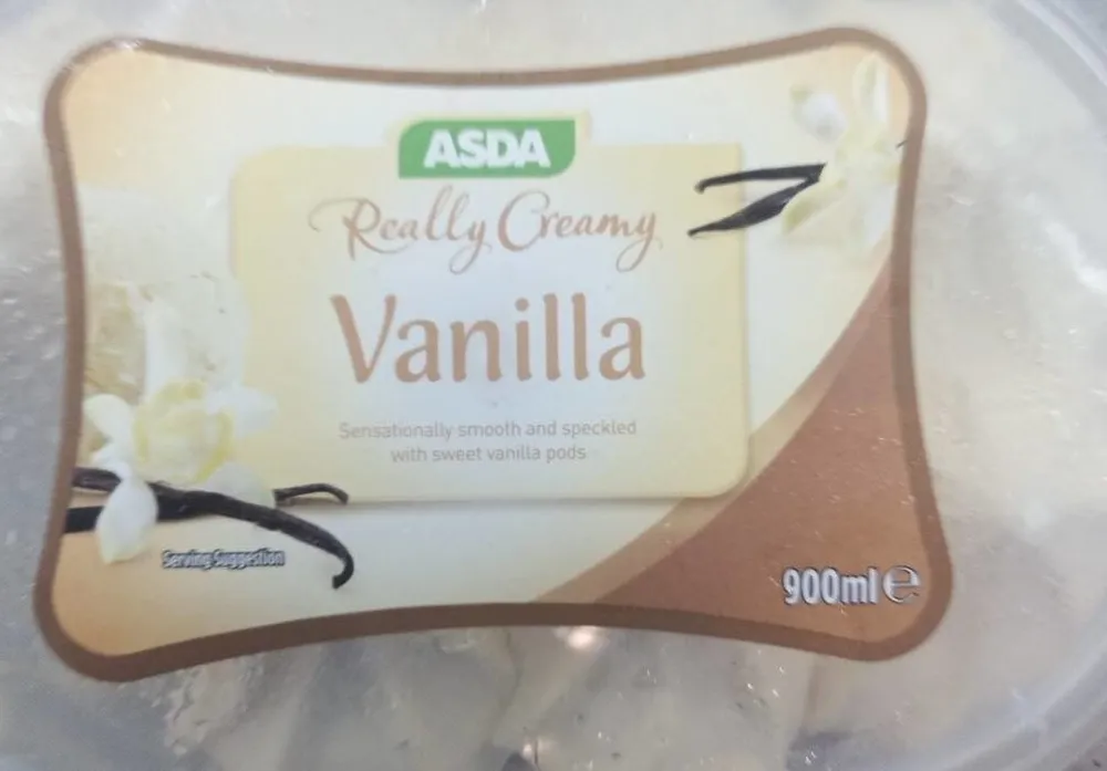 Asda Really Creamy Vanilla Ice Cream
