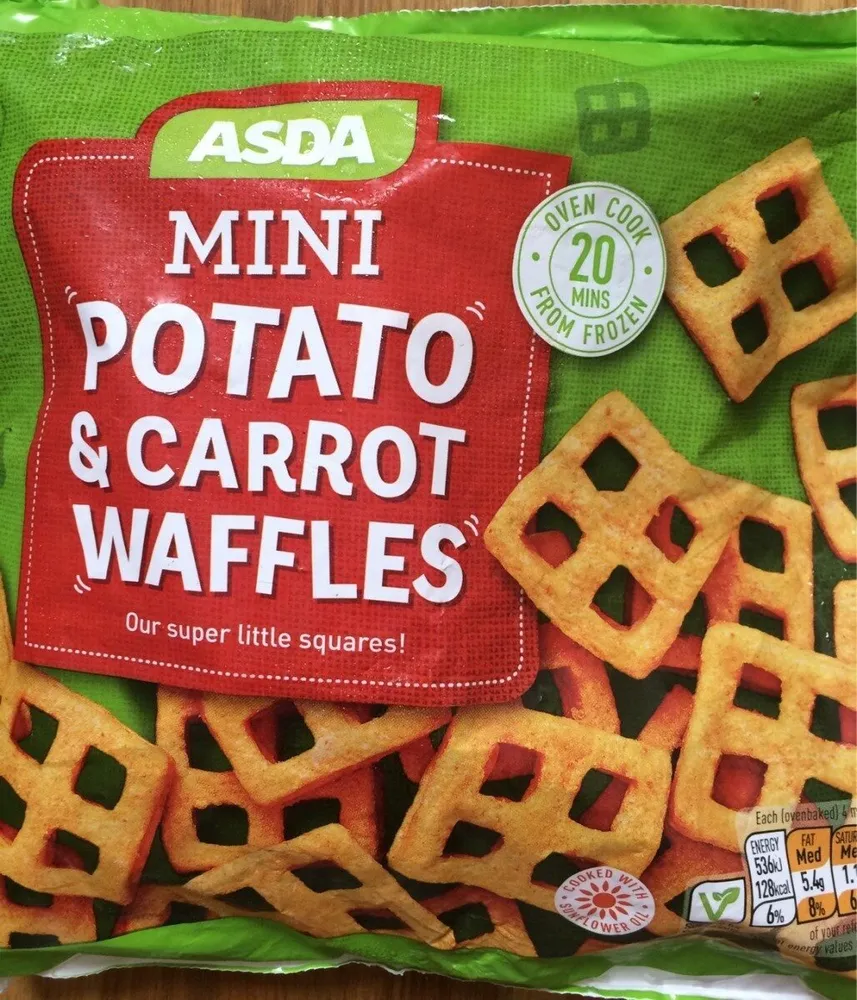 Potato carrot waffles