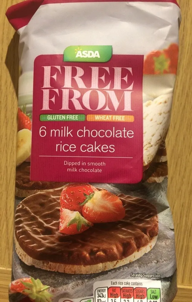 TRADE COCOA ASDA Free From GLUTEN 6 MILK CHOCOLATE