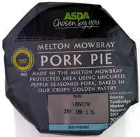 Melton Mowbray Pork Pie