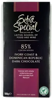 Ivory Coast & Dominican Republic Dark Chocolate 85% Cocoa Solids