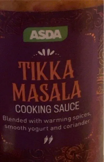 Tikka masala cooking sauce