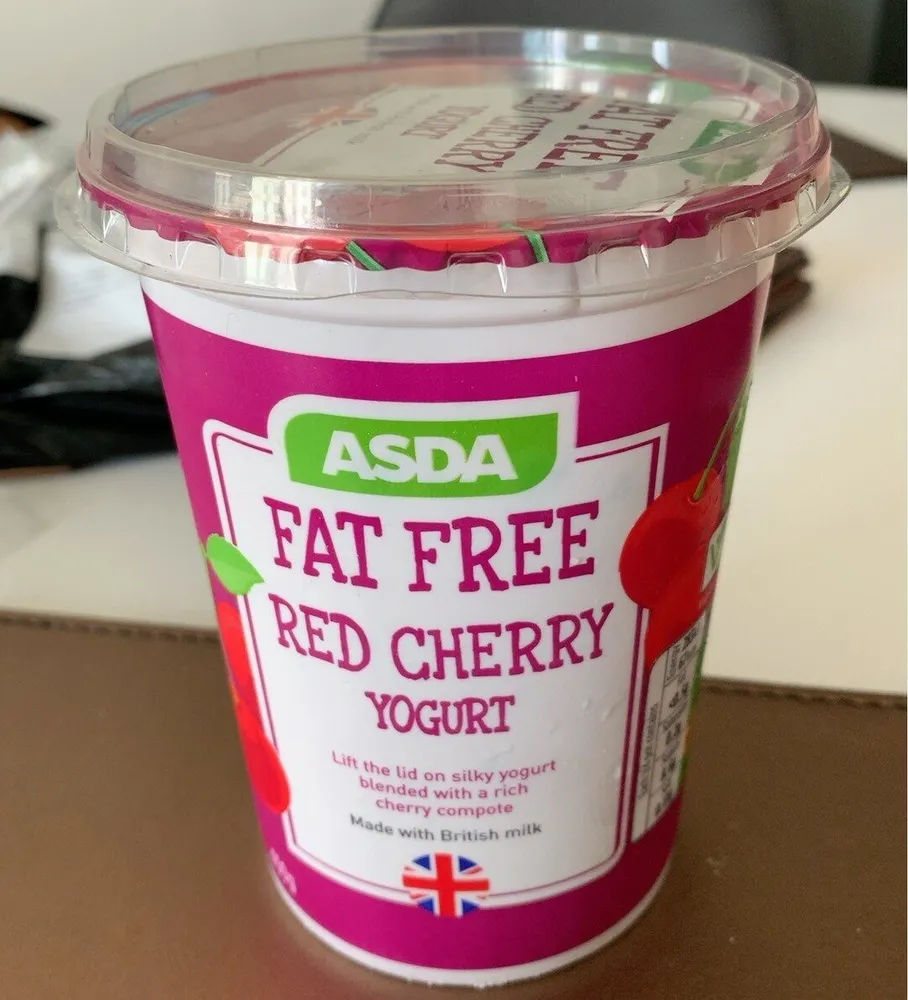 Fat Free Red Cherry Yogurt
