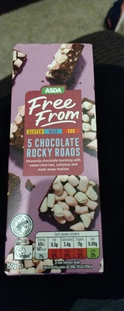 5 chocolate rocky roads