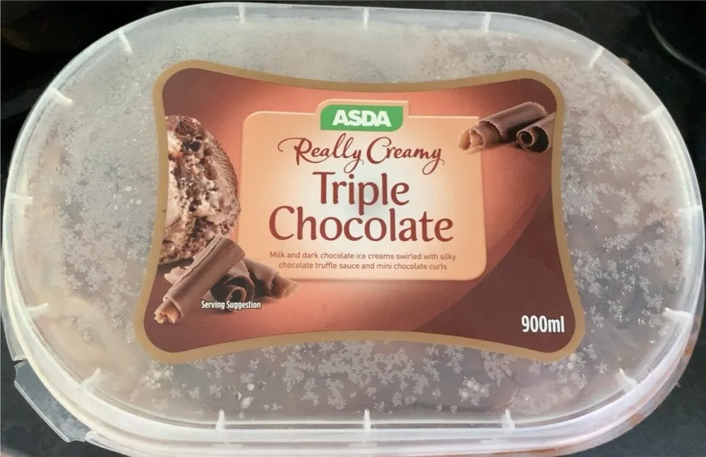 Really creamy triple chocolate
