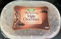 Really creamy triple chocolate
