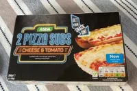 Cheese and tomato pizza subs