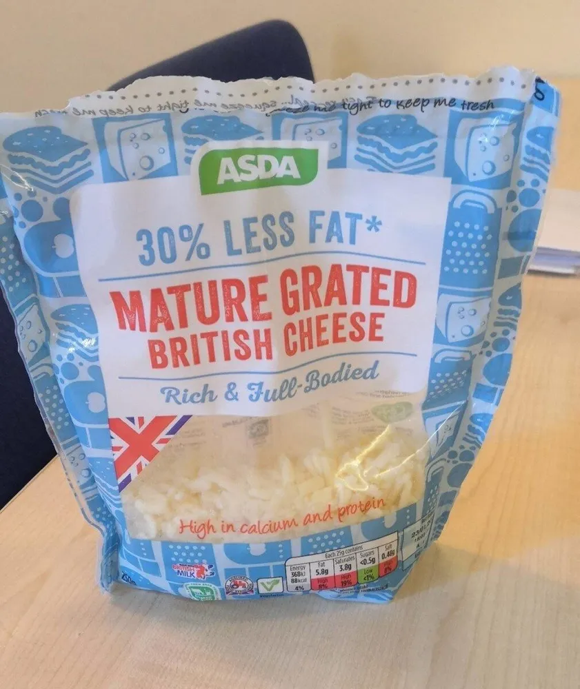 MATURE GRATED BRITHISH CHEESE