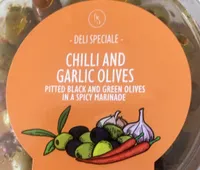chilli and garlic olives