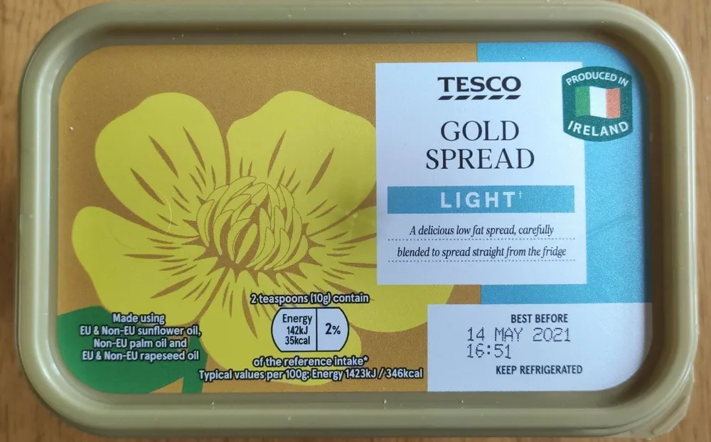 Gold Spread Light