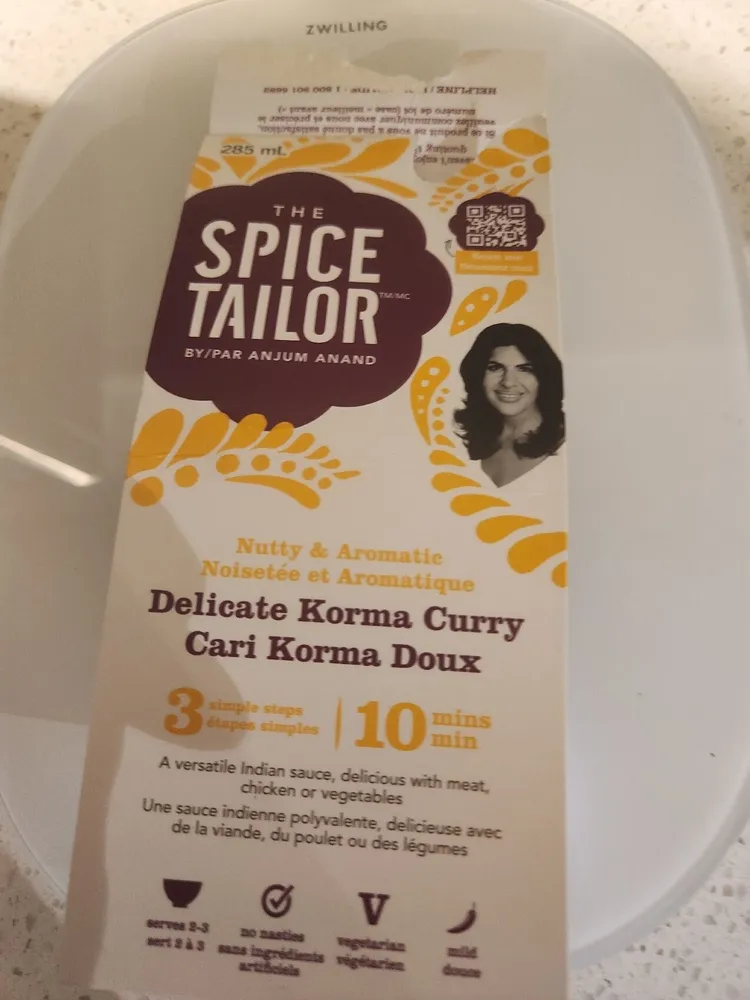 Delicate Korma Curry