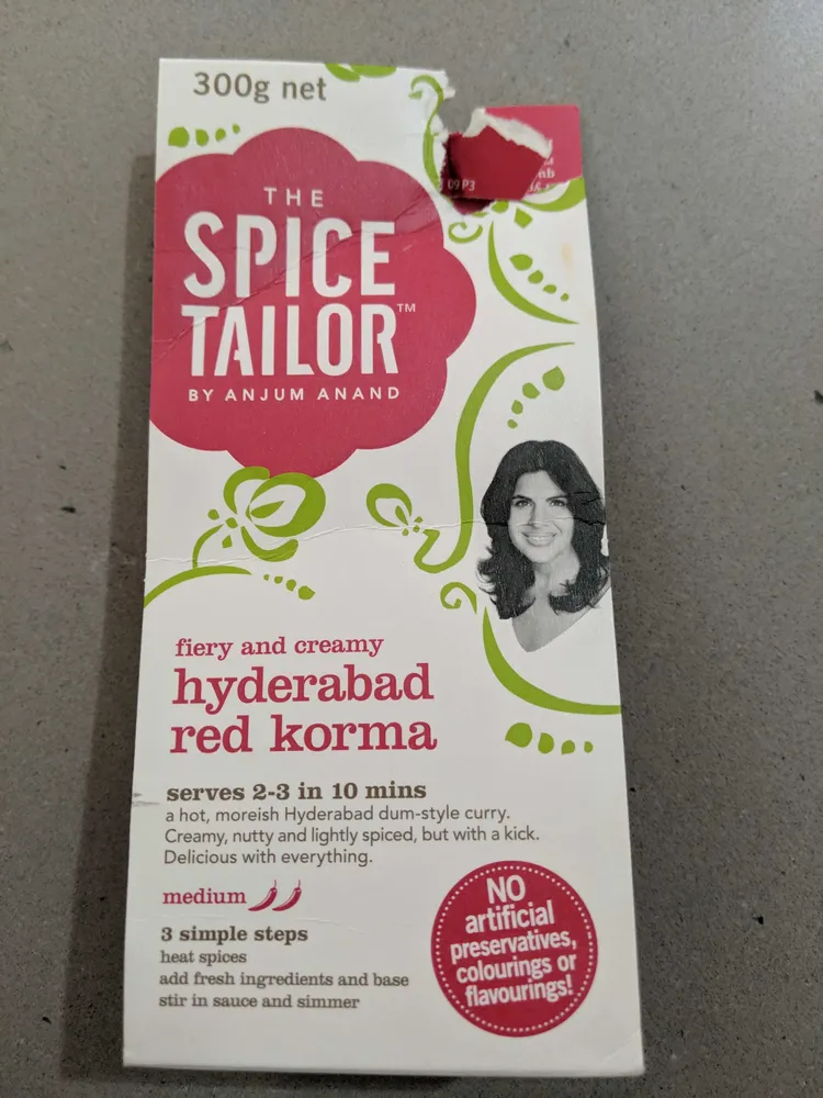 Hyderabad Red Korma