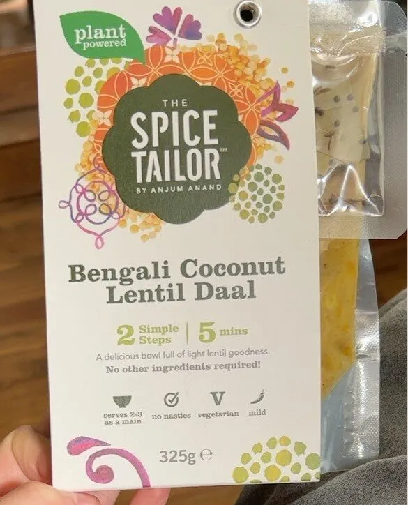 Begali coconut lentil daal