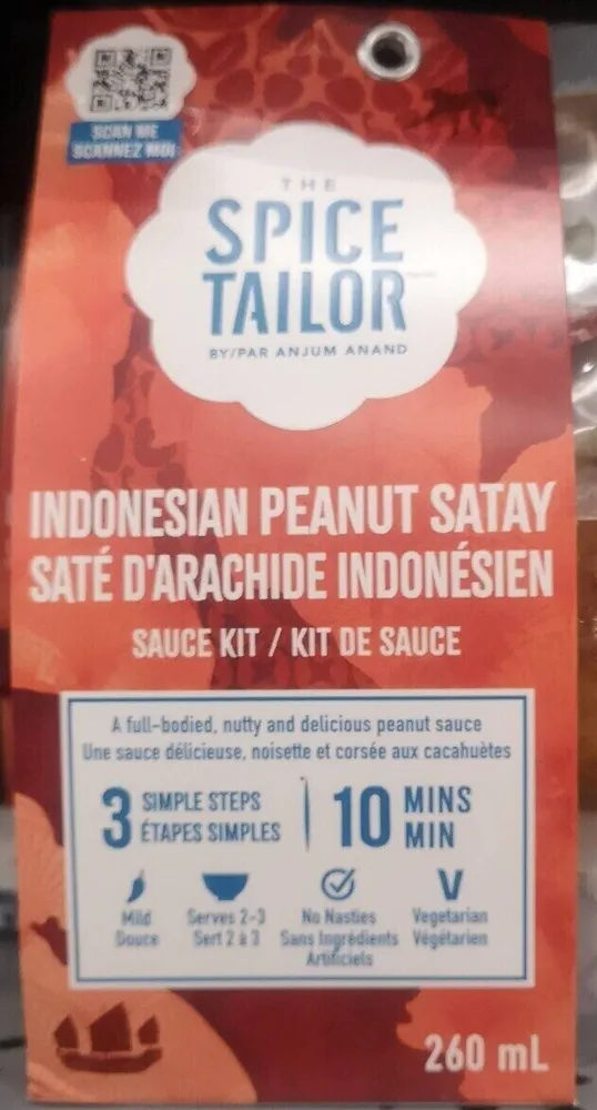 Saté d'arachide Indonésien