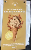Gluten free ice cream saled caramel flavour