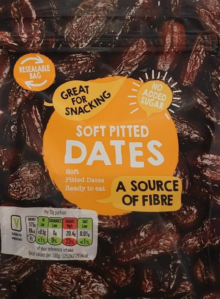 Soft pitted dates
