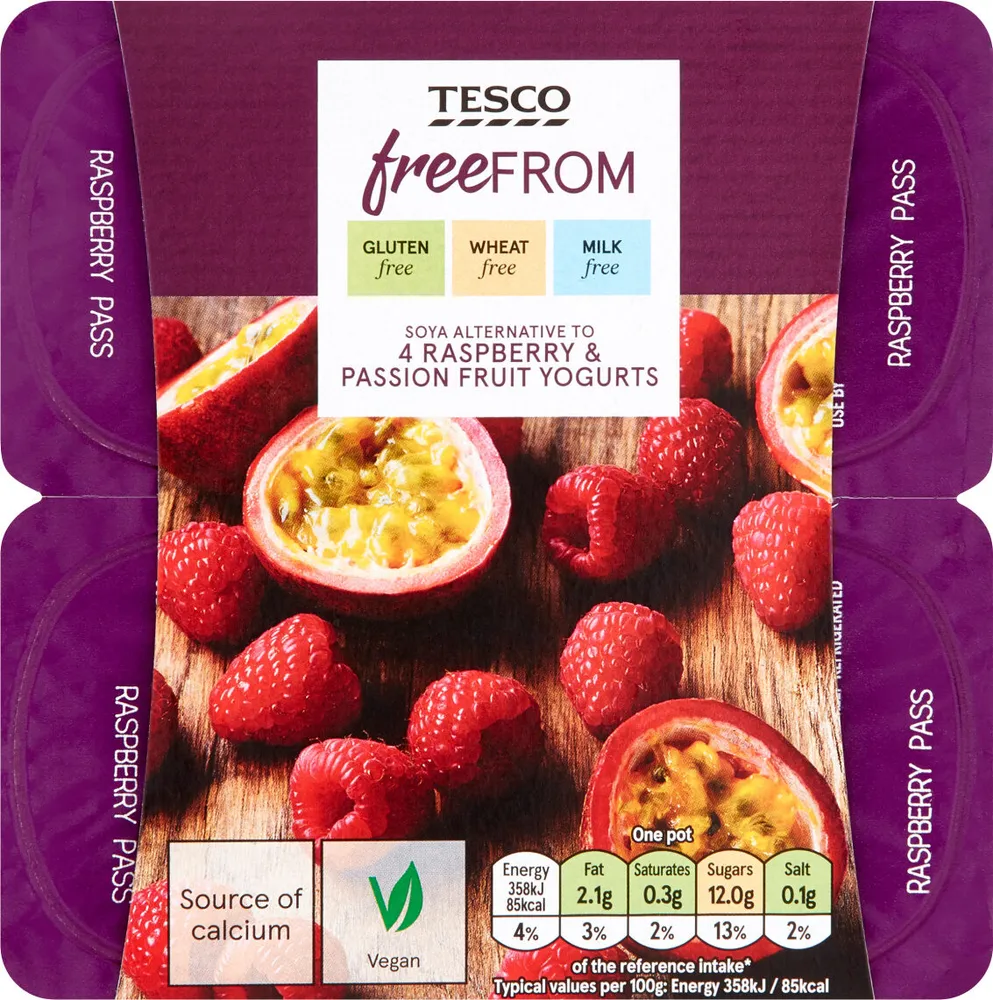 Free From Raspberry Passion Fruit Yogurt