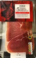 5 spanish serrano ham slices