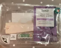 Wafer thin turkey slices