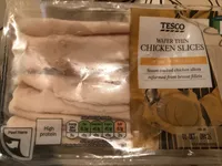Wafer thin chicken slices