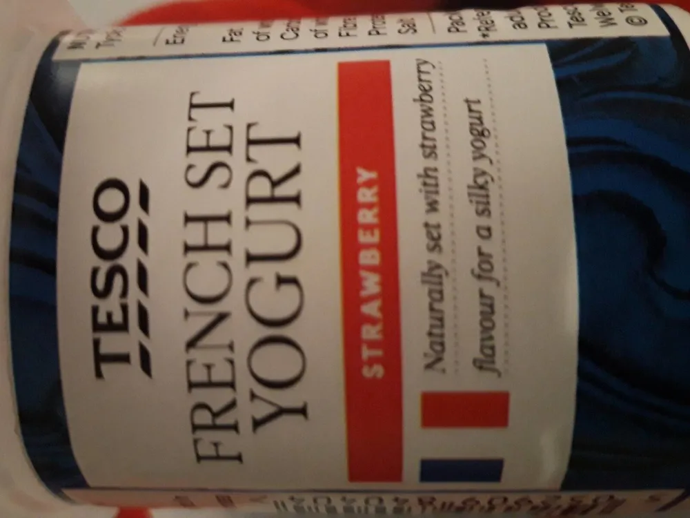 Strawberry French Set Yogurt