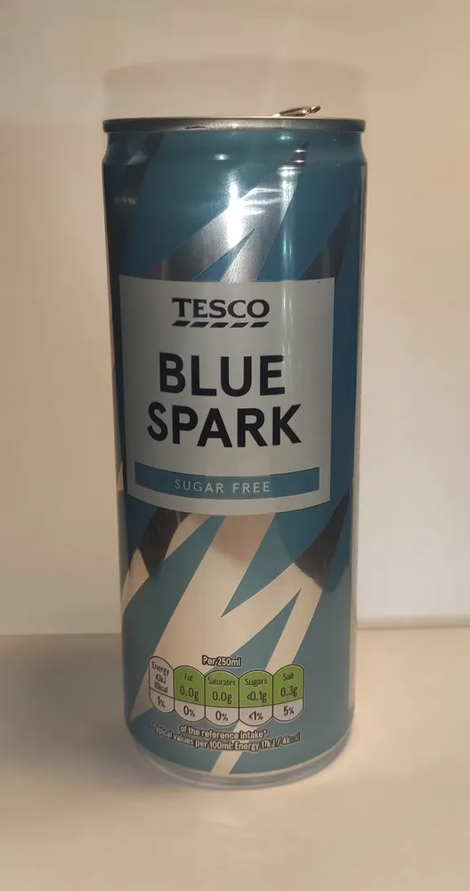 Tesco Blue Spark Sugar Free 250Ml