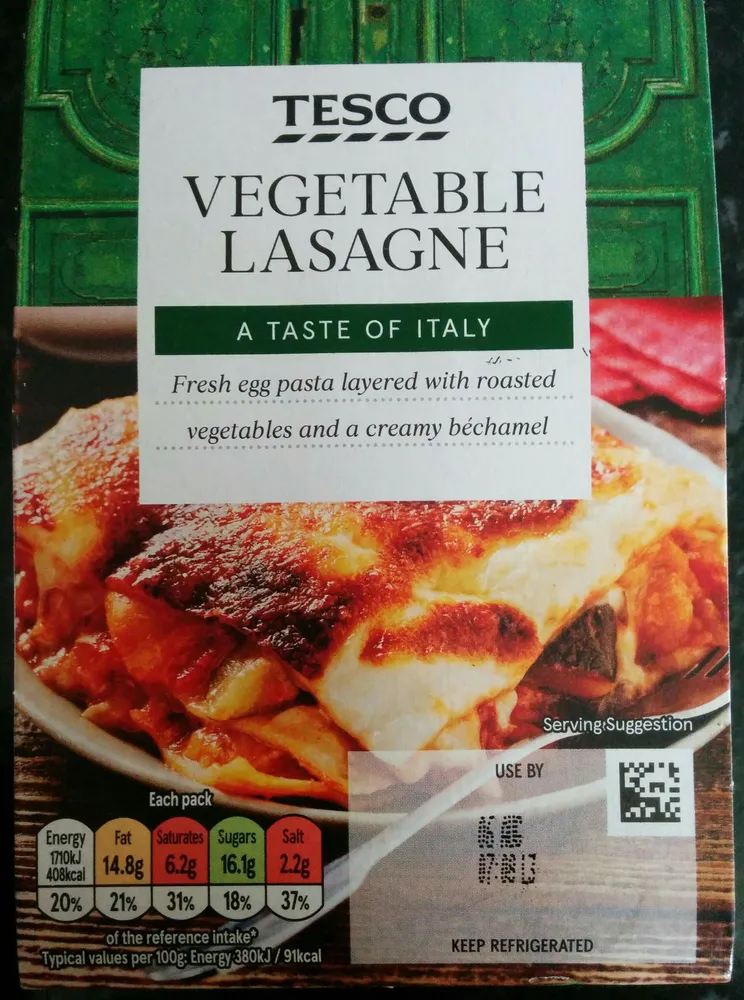 Vegetable Lasagne