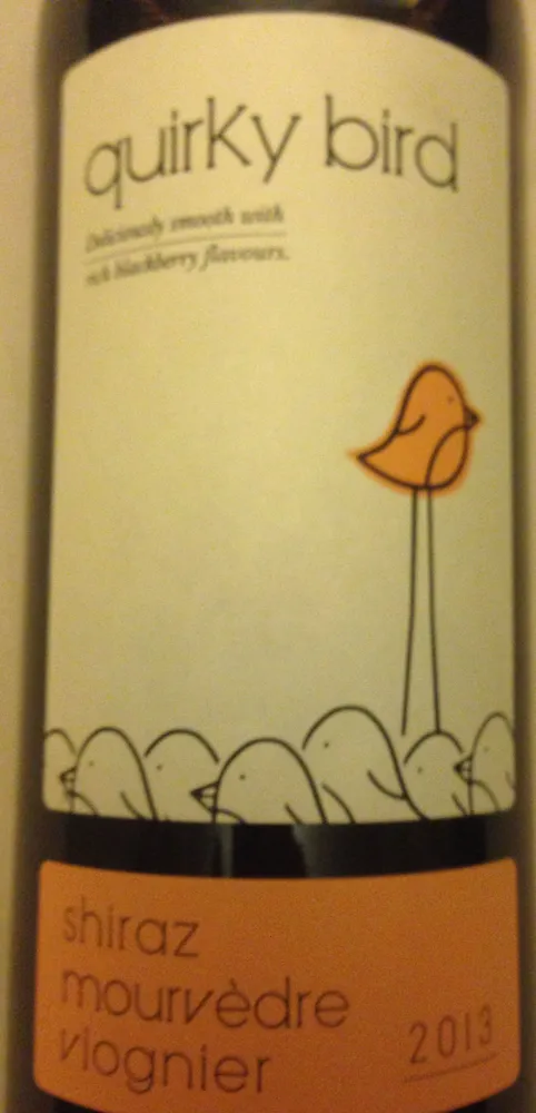 Quirky Bird shiraz mourvèdre viogner