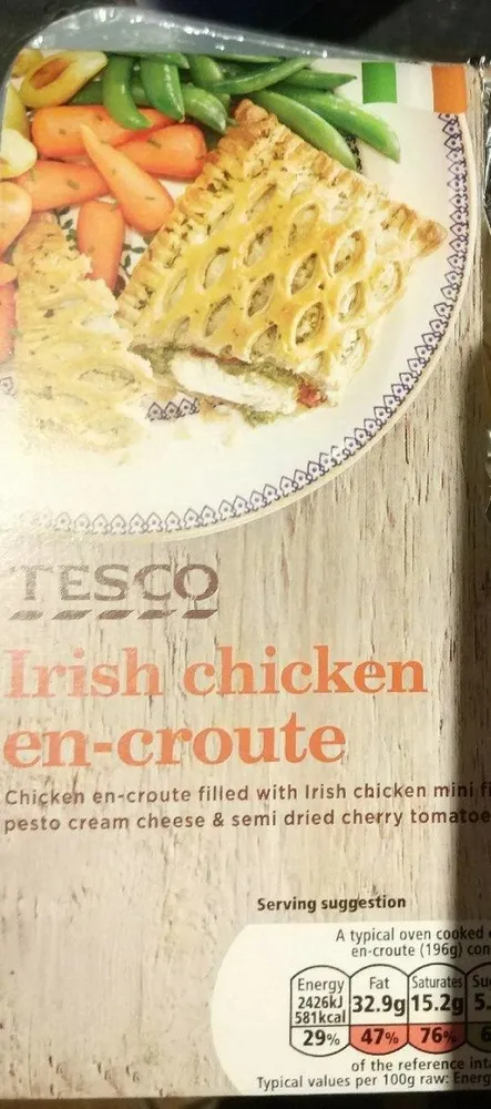 Irish chicken en croûte