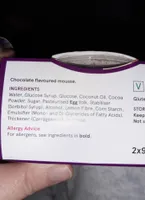 Chocolate flavoured mousse
