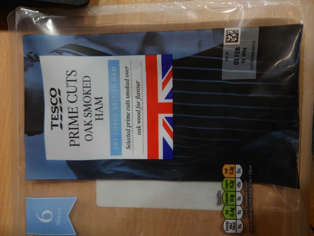 Oak smoked ham