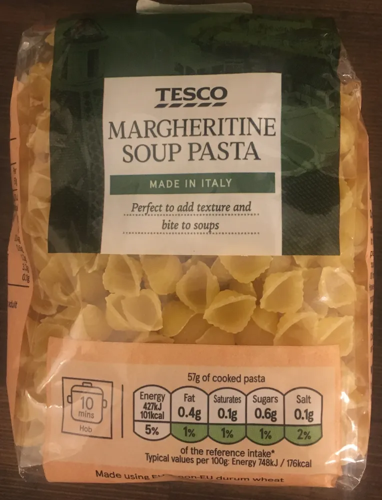 Margheritine Soup Pasta