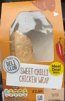 Sweet chilli chicken wrap
