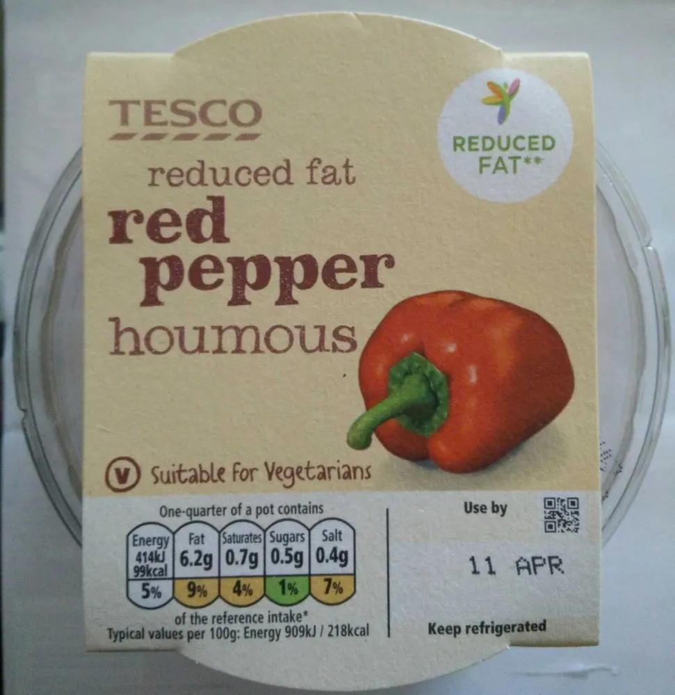 Red pepper houmous