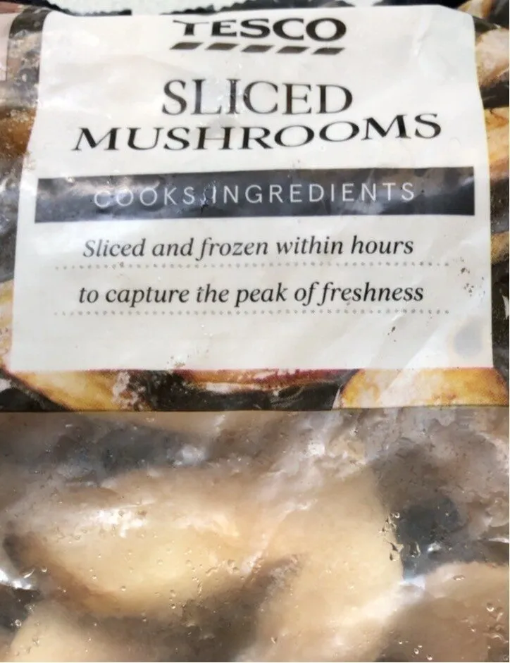 Sliced Mushrooms