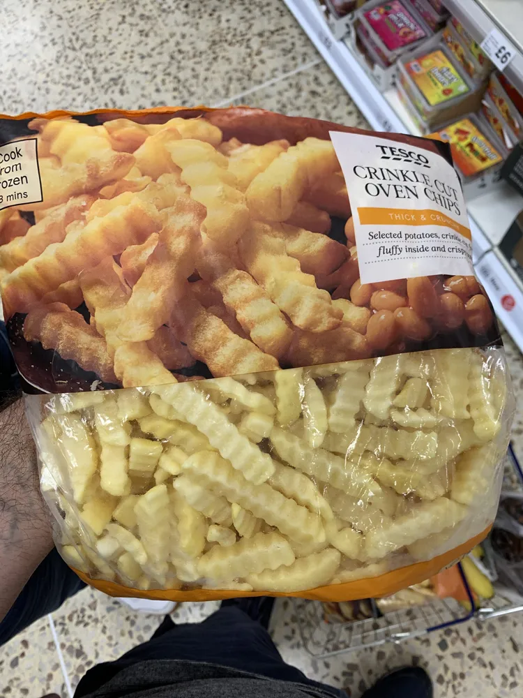 crinkle cut chips