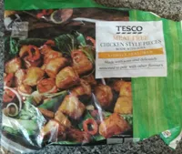 Meat free chicken style soya pieces