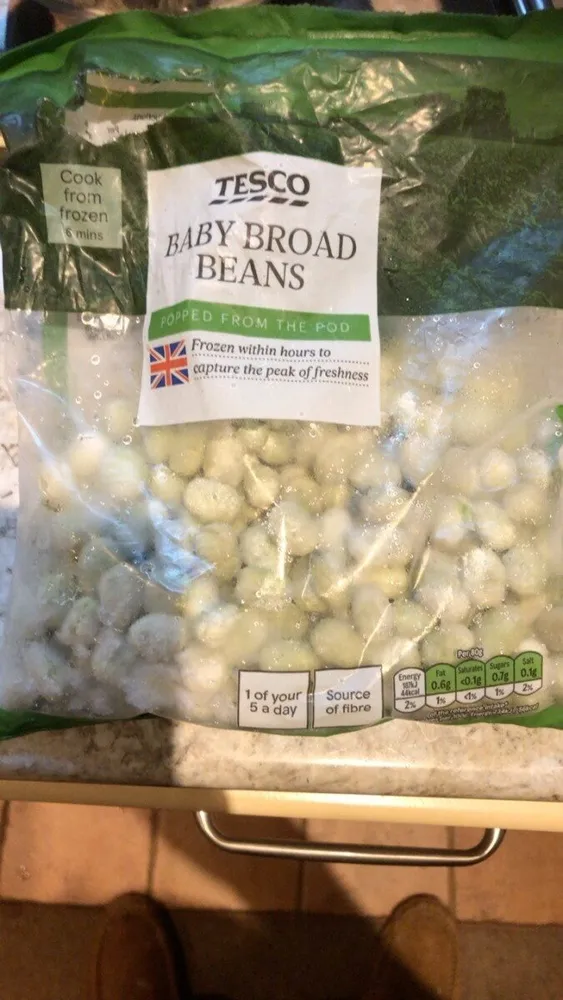 Baby broad beans