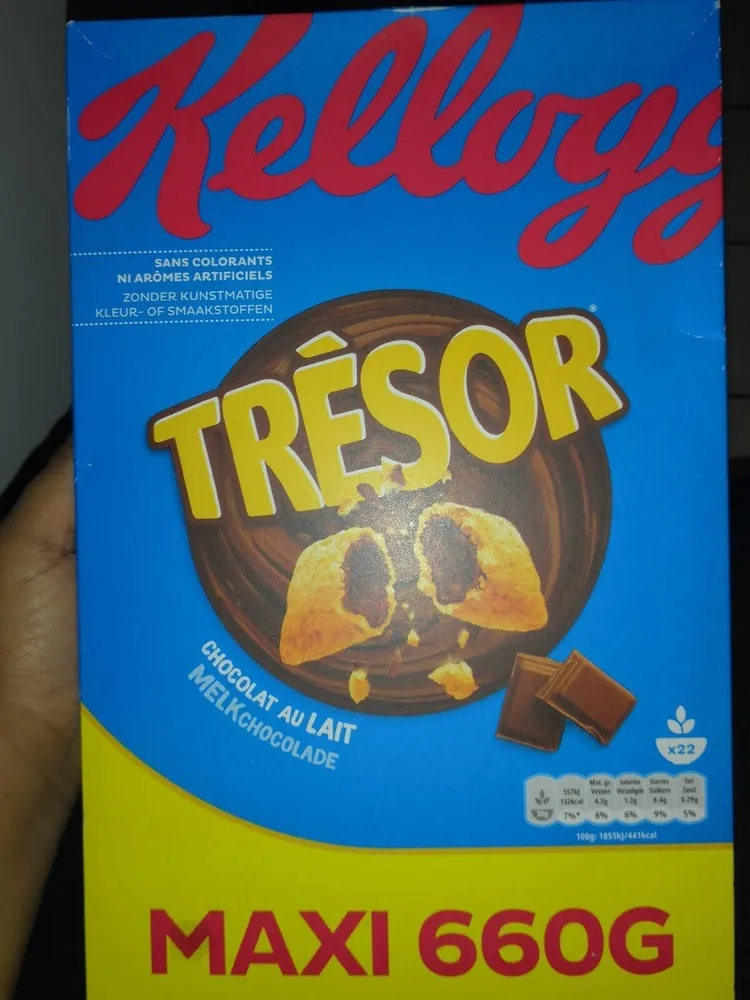 Kellogg trésor chocolat au lait