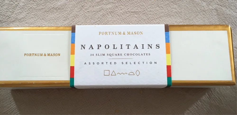 Napolitains 28 carrés de chocolat