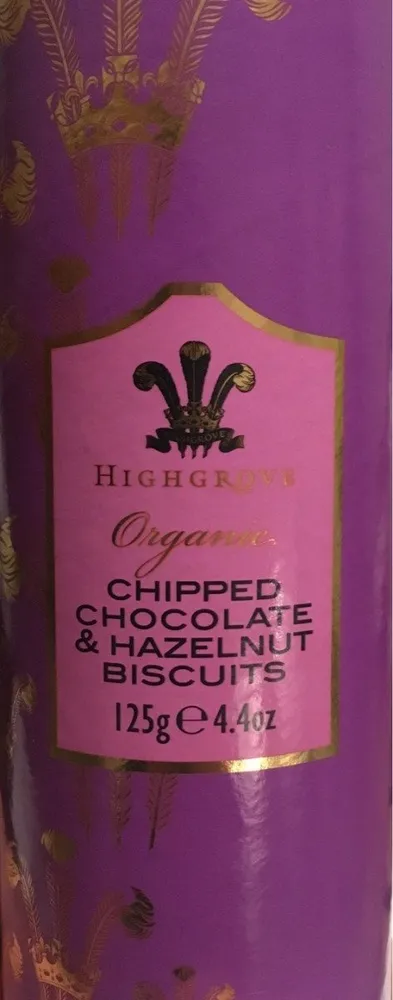 Chipped chocolate & hazelnut biscuits