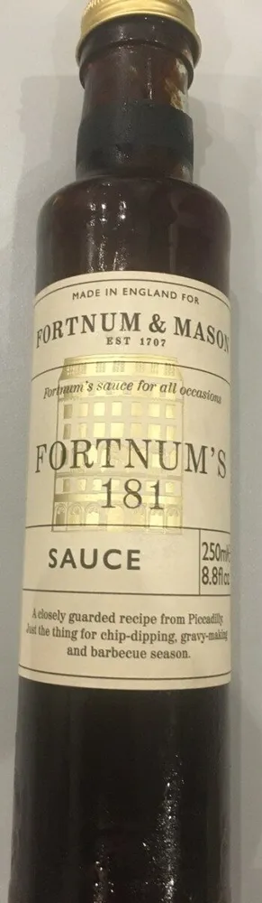 Fortnum's 181 sauce
