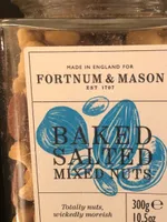 Baked salted mixed nuts