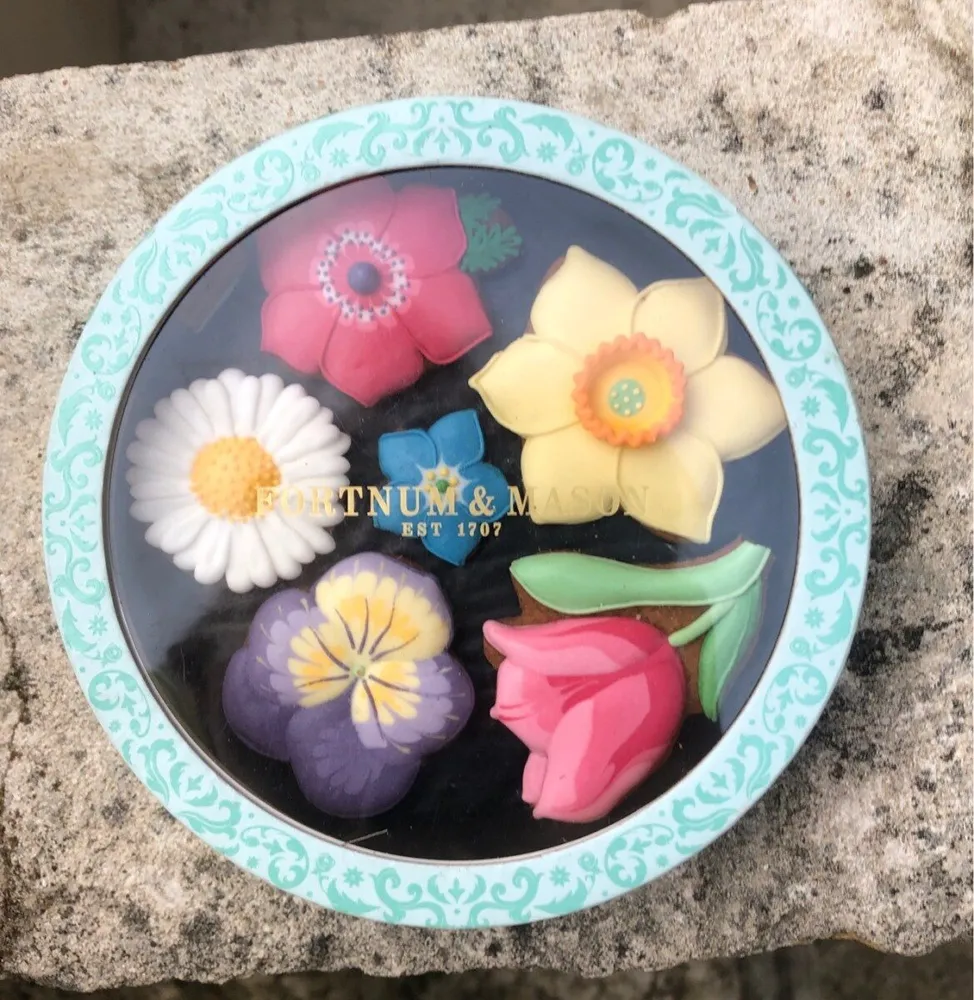 Spring Flowers iced Biscuits