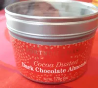 Toasted almonds coated in dard chocolate